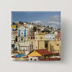Bóton Quadrado 5.08cm México, Estado de Guanajuato, Guanajuato. Basílica