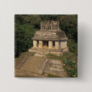 Bóton Quadrado 5.08cm México, província de Chiapas, Palenque, Templo de