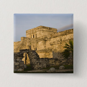 Bóton Quadrado 5.08cm México, Quintana Roo, Península de Yucatán,