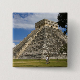 Bóton Quadrado 5.08cm México, Quintana Roo, perto de Cancun, Chichen 6