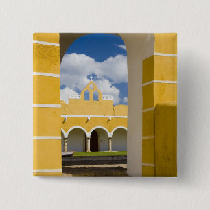 Bóton Quadrado 5.08cm México, Yucatán, Izamal. Convento Franciscano 2