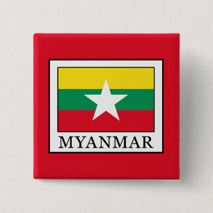 Bóton Quadrado 5.08cm Mianmar