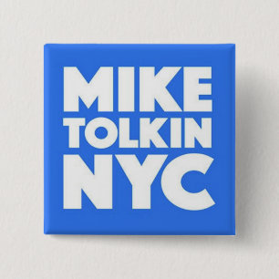 BÓTON QUADRADO 5.08CM MICROFONE TOLKIN NYC 2017