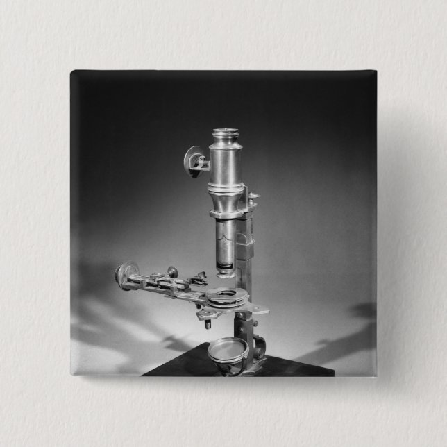Bóton Quadrado 5.08cm Microscópio (Frente)