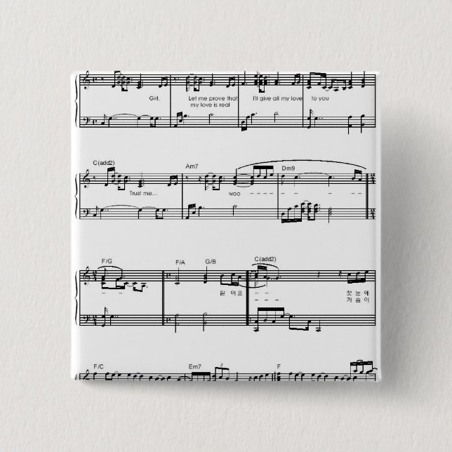 Bóton Quadrado 5.08cm Miduhyo (Frente)