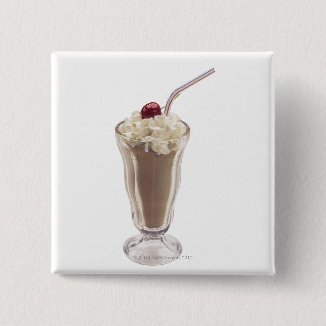Bóton Quadrado 5.08cm Milkshake (Frente)