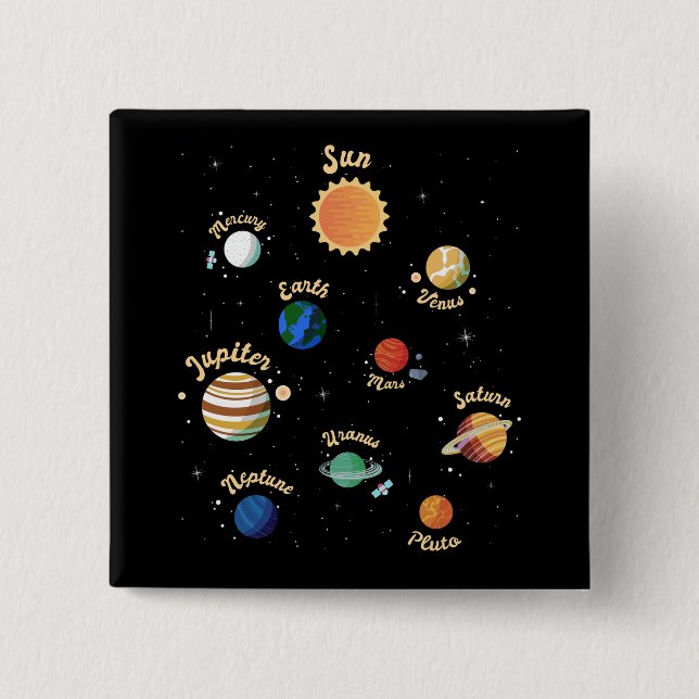 Bóton Quadrado 5.08cm Minha filha de direito é minha filha favorita (Frente)