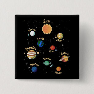 Bóton Quadrado 5.08cm Minha filha de direito é minha filha favorita