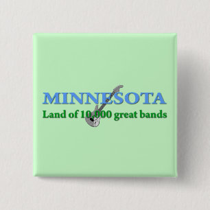 Bóton Quadrado 5.08cm Minnesota - Terra de 10 mil Bandas