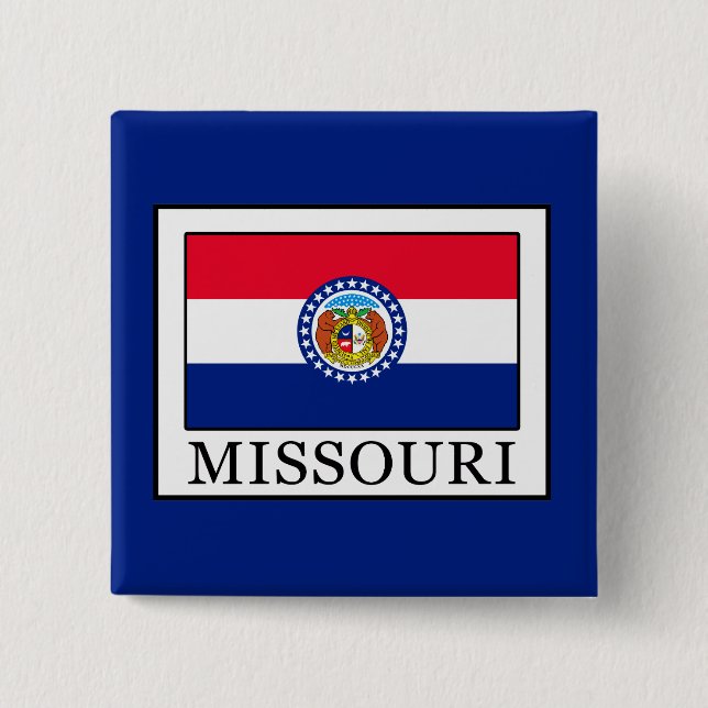 Bóton Quadrado 5.08cm Missouri (Frente)