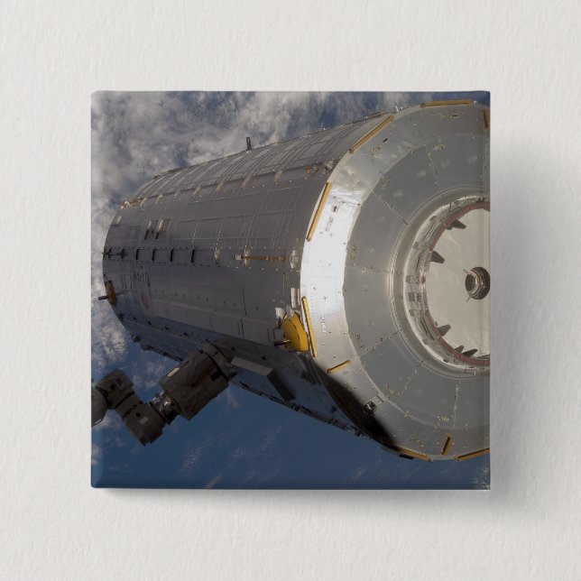 Bóton Quadrado 5.08cm Módulo 3 Pressurizado Japonês Kibo (Frente)