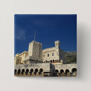 Bóton Quadrado 5.08cm Mônaco, Cote d'Azur, Palácio do Príncipe.