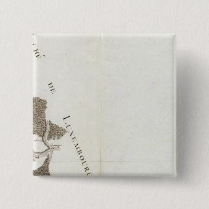 Bóton Quadrado 5.08cm Montmedy, Longwy, Bouillon