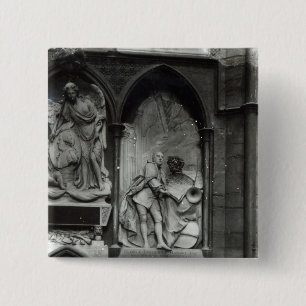 Bóton Quadrado 5.08cm Monumento a Handel, 1762