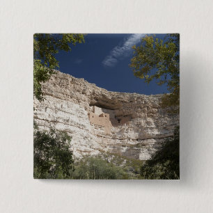 Bóton Quadrado 5.08cm Monumento Nacional do Castelo Montezuma, Arizona 2