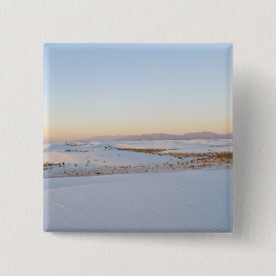 Bóton Quadrado 5.08cm Monumento Nacional White Sands, Dunas Transversais
