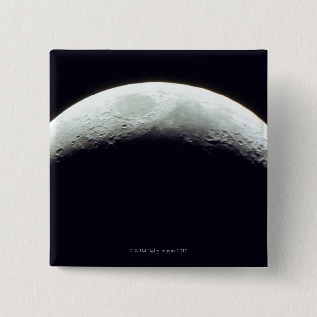 Bóton Quadrado 5.08cm Moon Crescente (Frente)