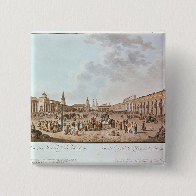 Bóton Quadrado 5.08cm Moscovo (Frente)