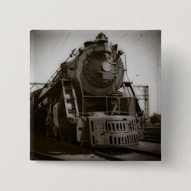 Bóton Quadrado 5.08cm Motor ocidental #6335 do tronco grande (Frente)