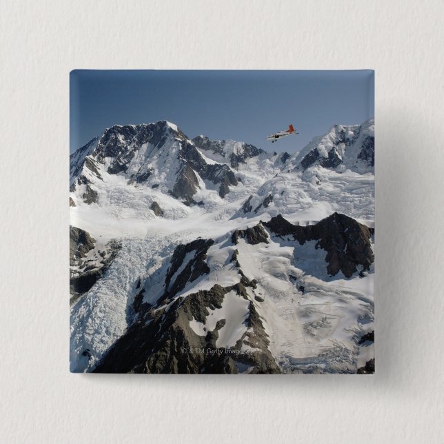 Bóton Quadrado 5.08cm Mt Cook, Nova Zelândia (Frente)