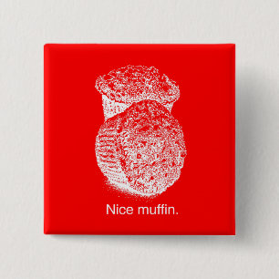 BÓTON QUADRADO 5.08CM MUFFIN AGRADÁVEL - BRANCO - .PNG