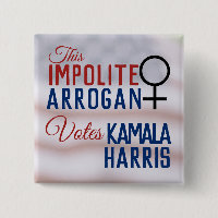 Mulher Arrogante Impolita Vota Biden Harris