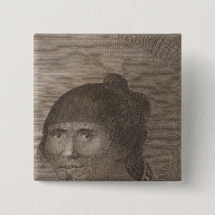 Bóton Quadrado 5.08cm Mulher de Oonalashka, Alasca