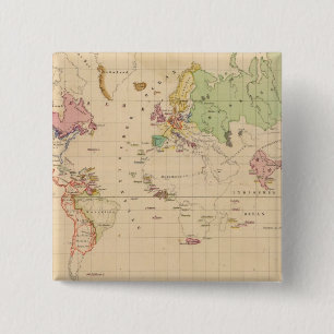 Bóton Quadrado 5.08cm Mundo 2