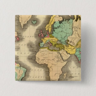 Bóton Quadrado 5.08cm Mundo 6