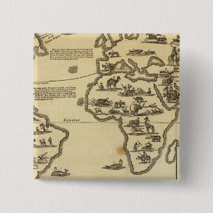 Bóton Quadrado 5.08cm Mundo dos Animais