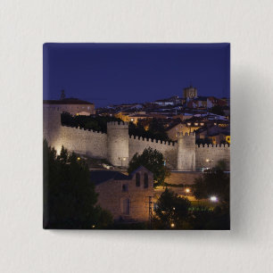 Bóton Quadrado 5.08cm Muros de Los Cuarto Postes, crepúsculo