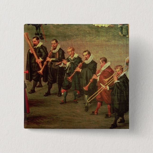 Bóton Quadrado 5.08cm Músicos (Frente)