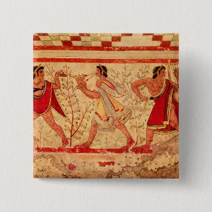 Bóton Quadrado 5.08cm Músicos de Etruscan