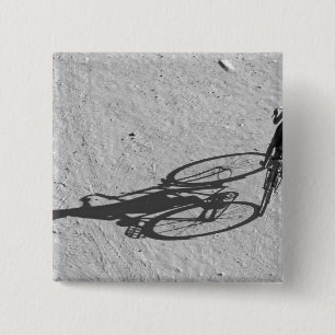 Bóton Quadrado 5.08cm Myamar, Bagan, jovem andando de bicicleta e