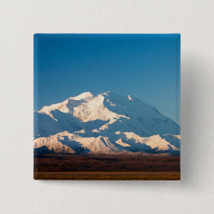 Bóton Quadrado 5.08cm N.A., EUA, Alasca. Mt. McKinley no Denali