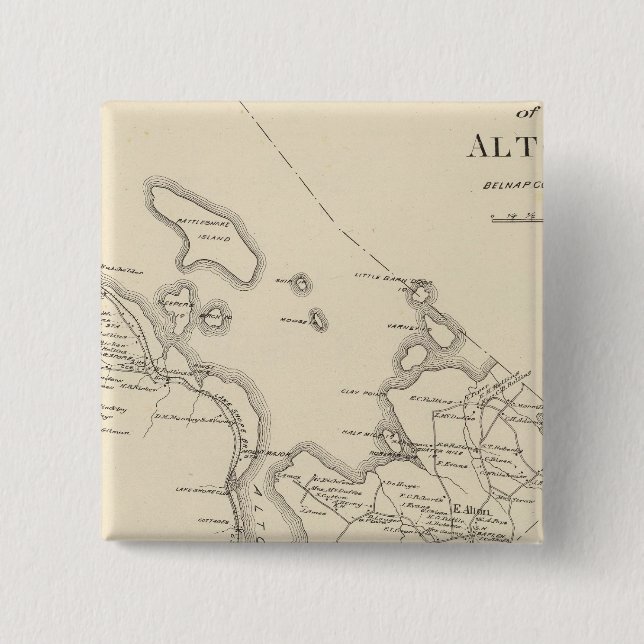 Bóton Quadrado 5.08cm N pt Alton (Frente)