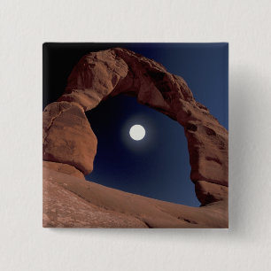 Bóton Quadrado 5.08cm NA, EUA, Utah, Arches National Park. Delicado