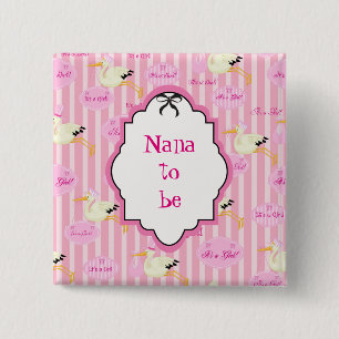 Bóton Quadrado 5.08cm Nana para ser é uma loja de garotas