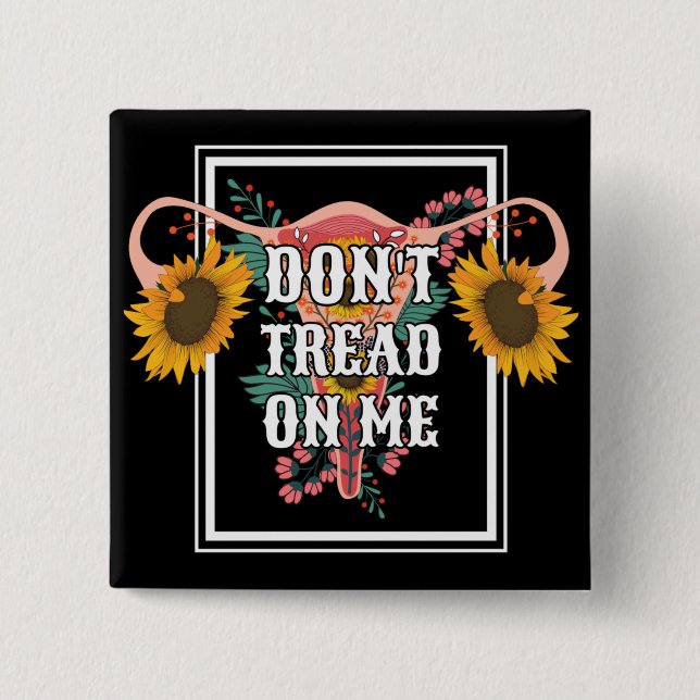 Bóton Quadrado 5.08cm Não brinque comigo pela escolha profissional femin (Frente)