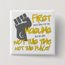 Bóton Quadrado 5.08cm Não este botão do quadrado do lugar