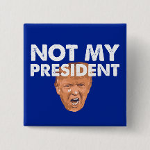 Não meu presidente - anti botão do Pin do trunfo