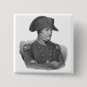 Bóton Quadrado 5.08cm Napoleon Bonaparte