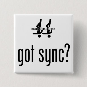 Bóton Quadrado 5.08cm Natação sincronizada