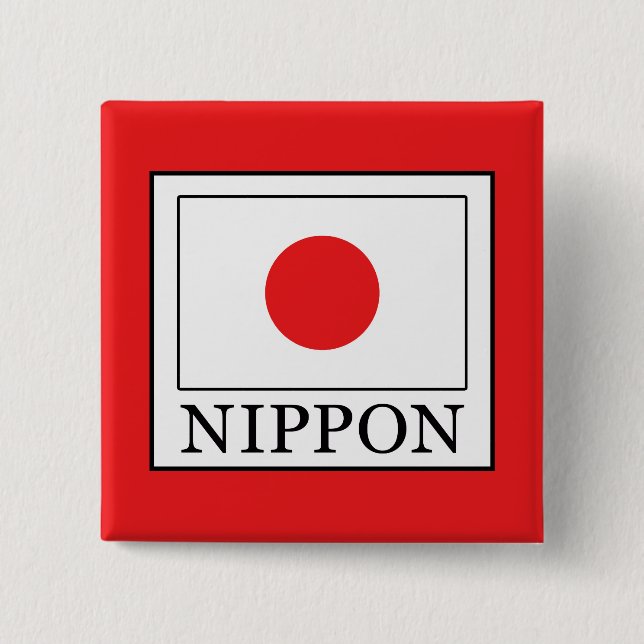 Bóton Quadrado 5.08cm Nippon (Frente)