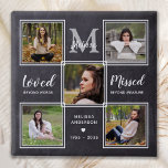 Bóton Quadrado 5.08cm No Loving Memory Funeral Memorial Collage<br><div class="desc">Honre o seu amado com um botão fúnebre personalizado e único em um design de slate de chalkboard rústico Este botão de colagem de fotos memoriais é o presente perfeito para você, família ou amigos para honrar aqueles que amamos. Esperamos que seu botão memorial traga alegria, paz e memórias felizes....</div>