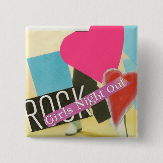 BÓTON QUADRADO 5.08CM NOITE DAS MENINAS PARA FORA