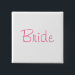 Bóton Quadrado 5.08cm Noiva<br><div class="desc">Noiva</div>