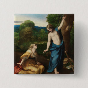 Bóton Quadrado 5.08cm Noli mim tangere
