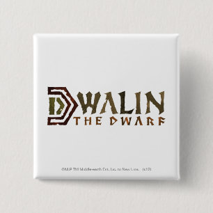 Bóton Quadrado 5.08cm Nome Dwalin