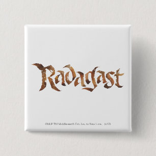Bóton Quadrado 5.08cm Nome RADAGAST™ texturizado